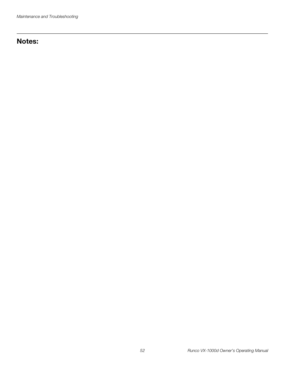 Pre l iminar y | Runco VX-1000d User Manual | Page 64 / 76