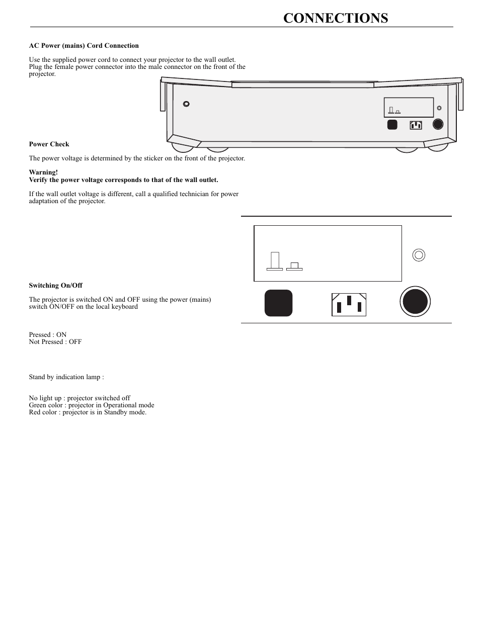 Connections | Runco DTV-940/943 User Manual | Page 11 / 69