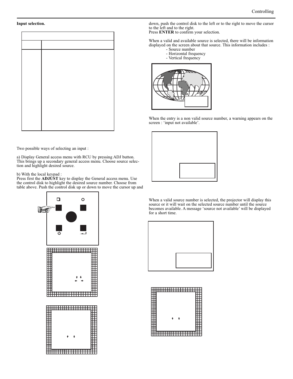 2 controlling | Runco DTV-940/943 User Manual | Page 18 / 69
