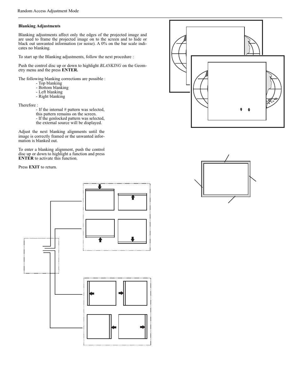Random access adjustment mode | Runco DTV-940/943 User Manual | Page 31 / 69