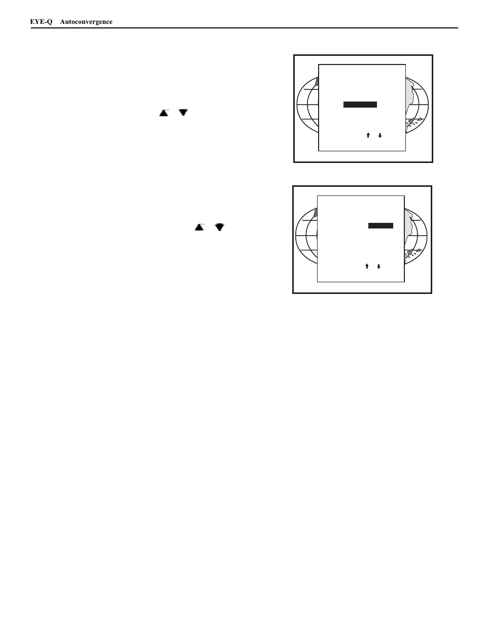 Eye-q, Setup, The eye-q | Setup menu: highlight eye-q | Runco DTV-940/943 User Manual | Page 54 / 69