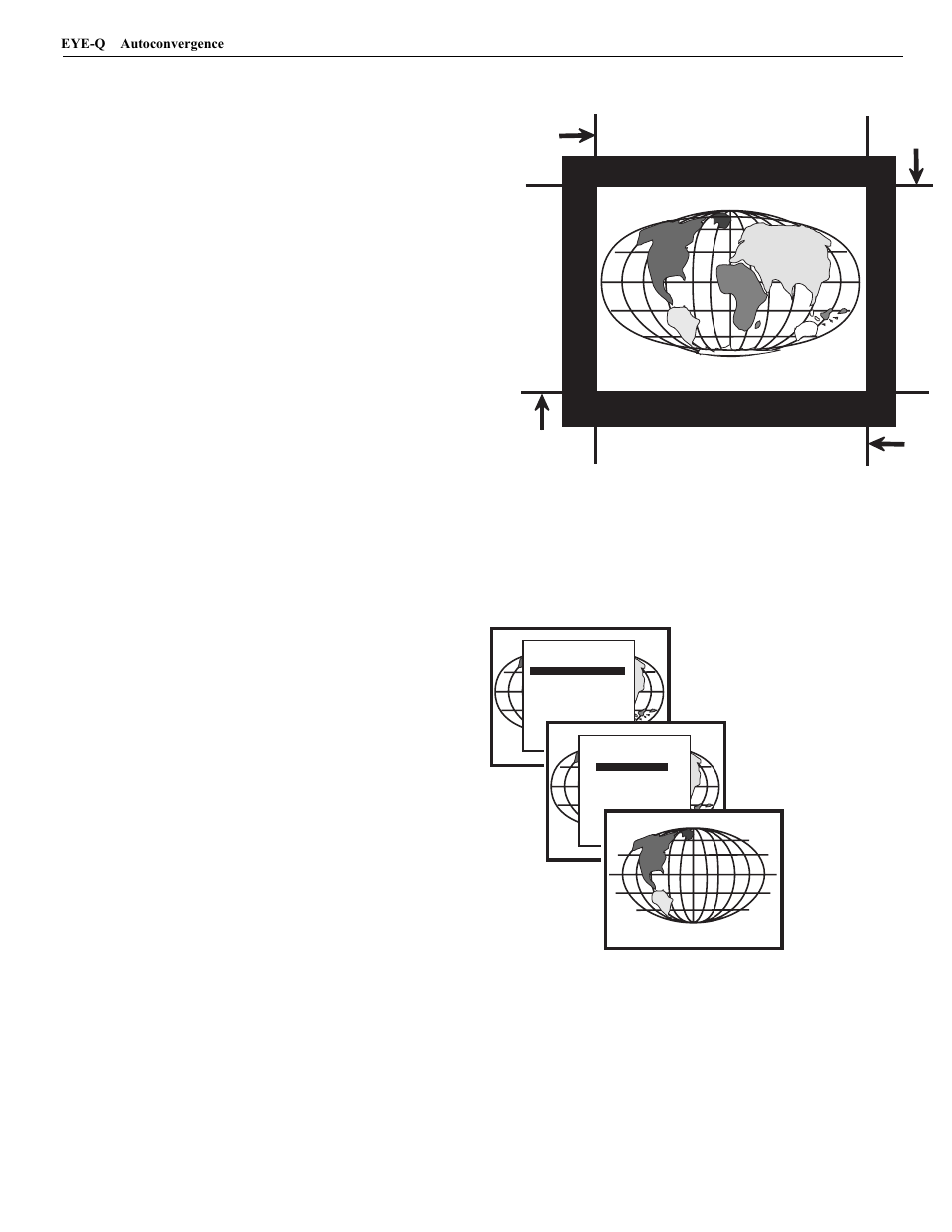 Touch up and autoconvergence, Align align from midposition, Eye-q | Autoconvergence | Runco DTV-940/943 User Manual | Page 60 / 69