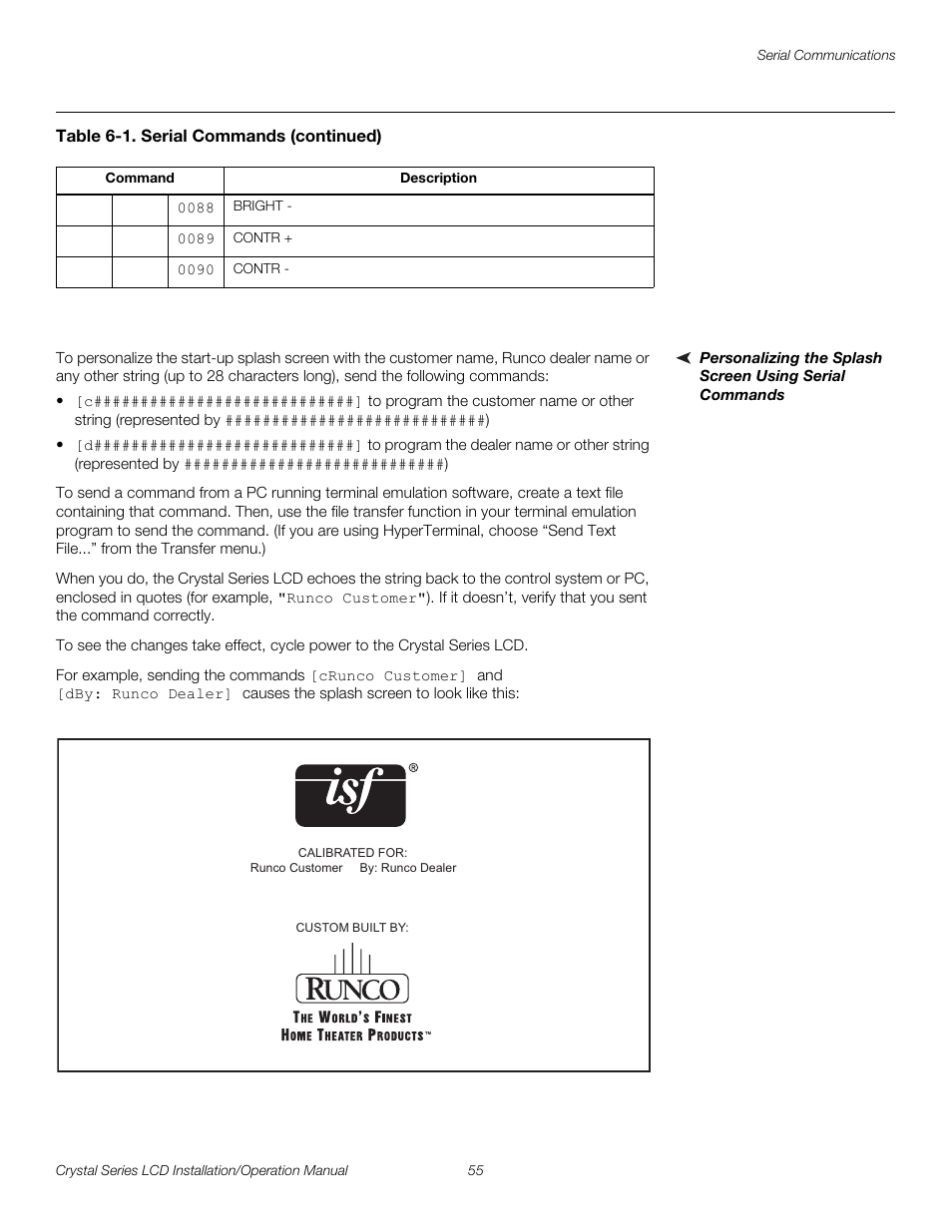 Pre l iminar y | Runco WIDEVISION CX-OPAL47 User Manual | Page 69 / 84