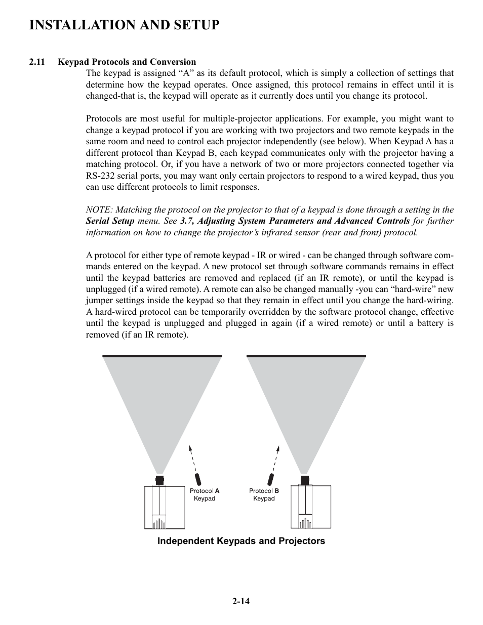 Installation and setup | Runco VX-6c User Manual | Page 21 / 110