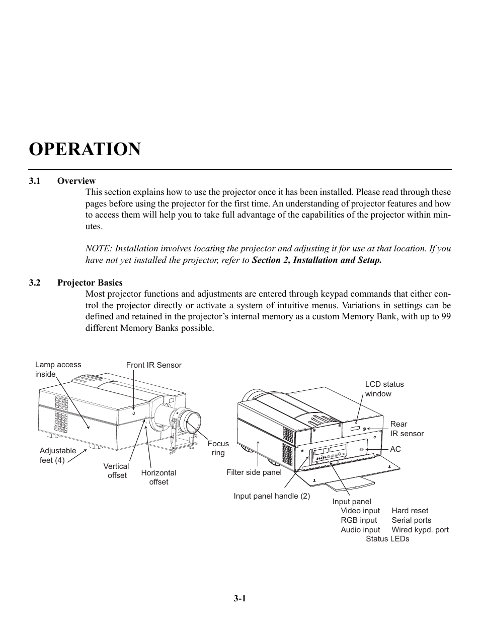 Operation | Runco VX-6c User Manual | Page 27 / 110