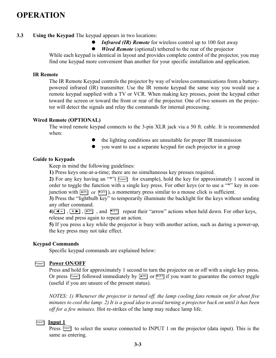 Operation | Runco VX-6c User Manual | Page 29 / 110