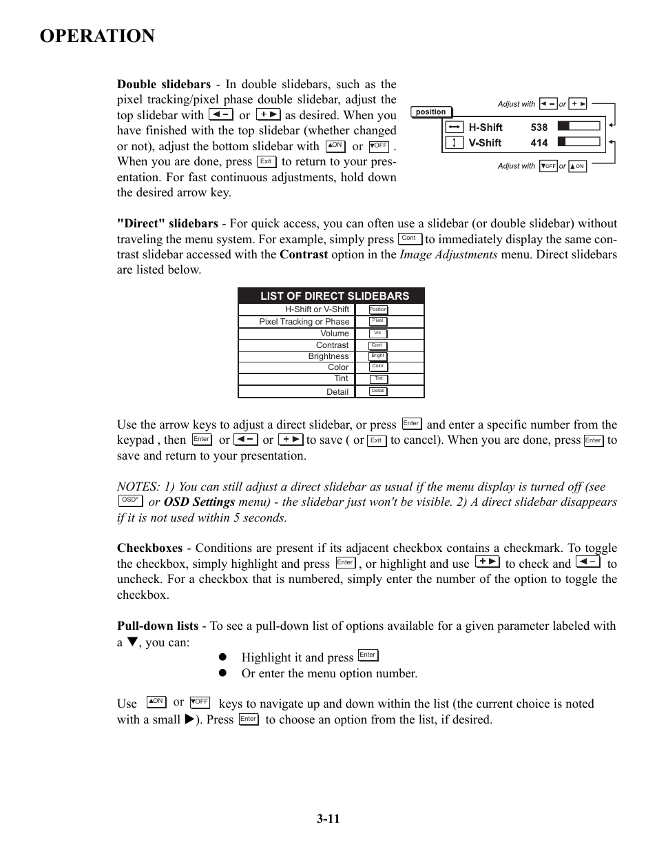 Operation | Runco VX-6c User Manual | Page 37 / 110