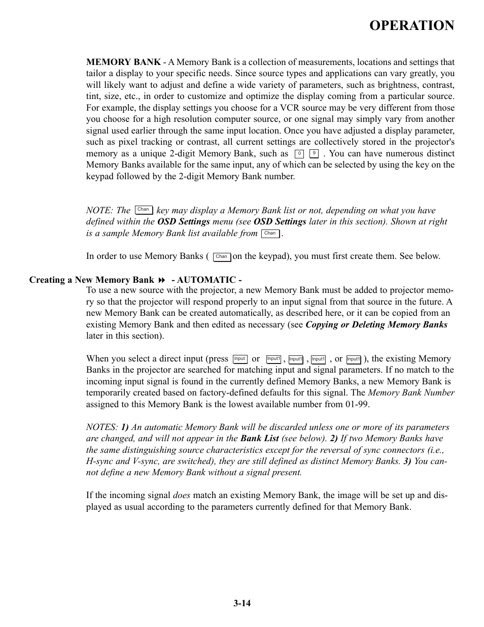 Operation | Runco VX-6c User Manual | Page 40 / 110