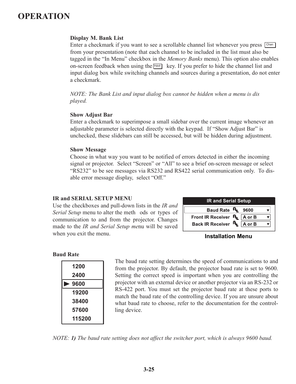 Operation | Runco VX-6c User Manual | Page 51 / 110