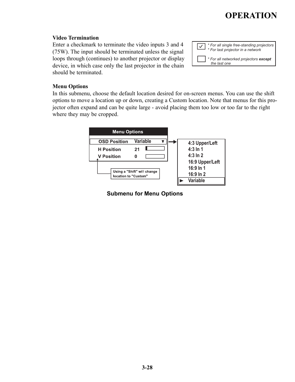 Operation | Runco VX-6c User Manual | Page 54 / 110