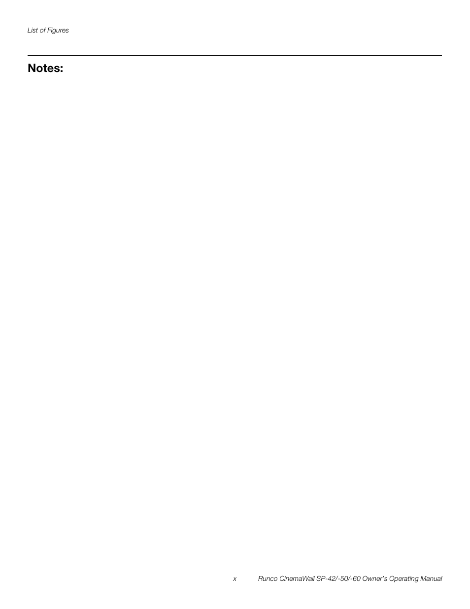 Pre l iminar y | Runco SP-50 User Manual | Page 10 / 84