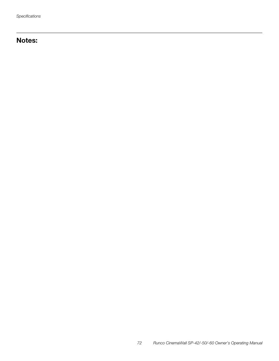 Pre l iminar y | Runco SP-50 User Manual | Page 82 / 84