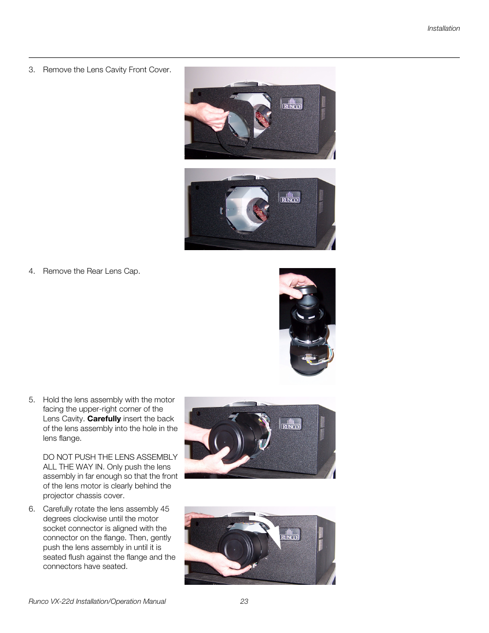 Pre l iminar y | Runco VIDEO XTREME VX-22D User Manual | Page 37 / 90