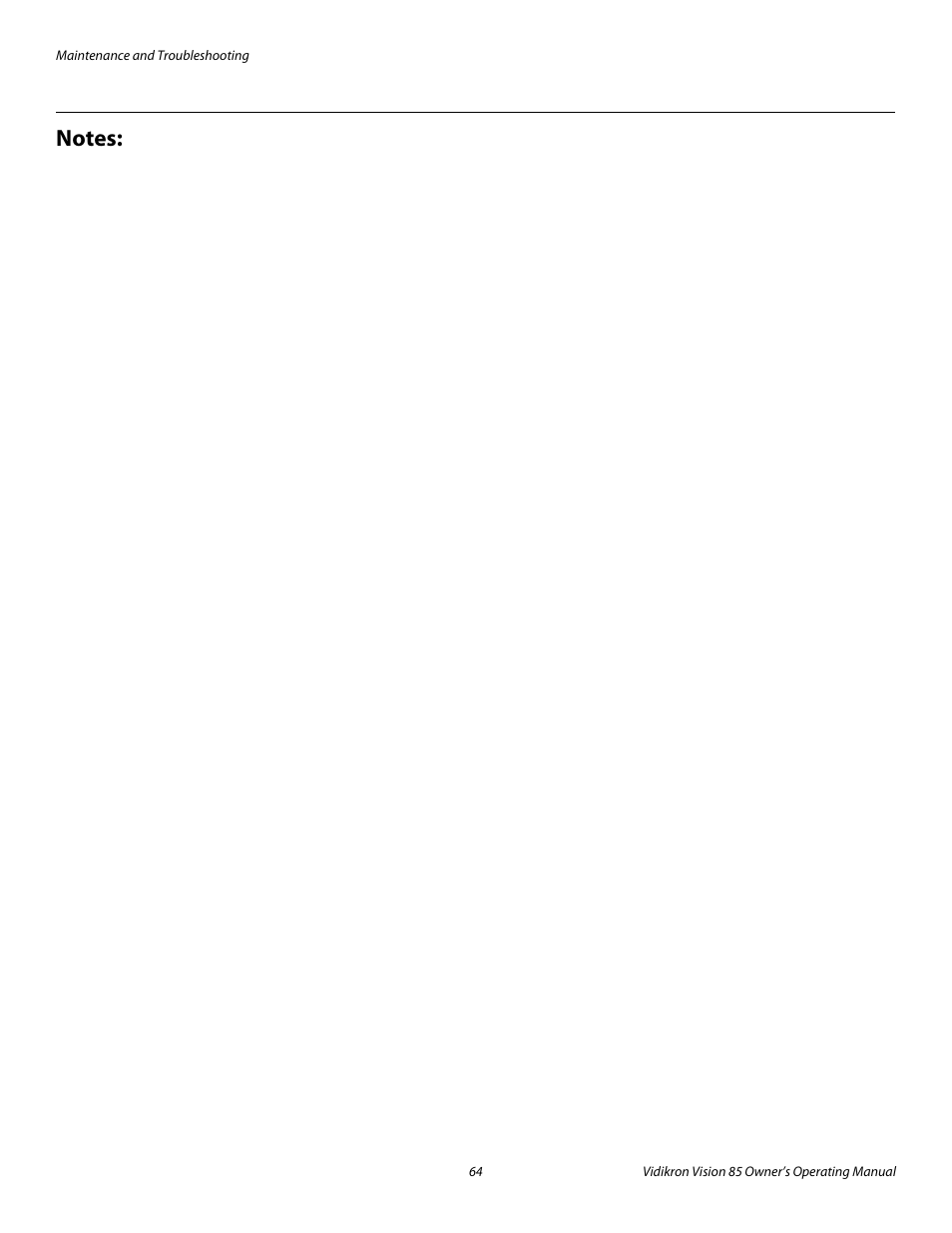 Pre l iminar y | Runco Vision 85 User Manual | Page 76 / 88