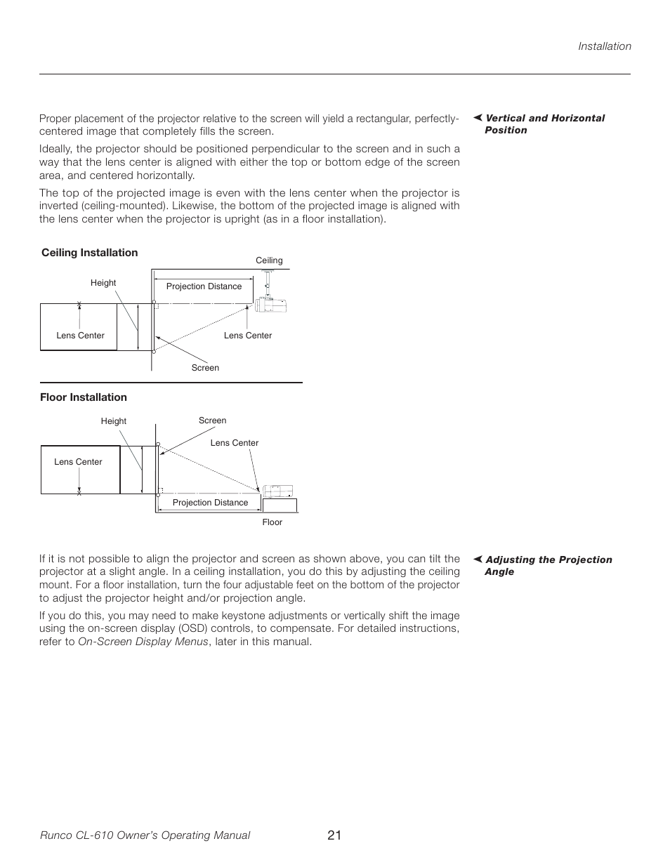 Runco CL-610LT User Manual | Page 21 / 56