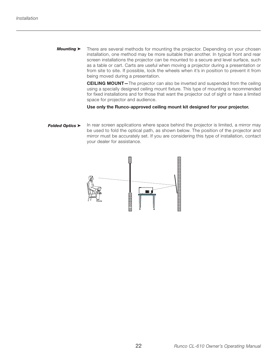 Runco CL-610LT User Manual | Page 22 / 56