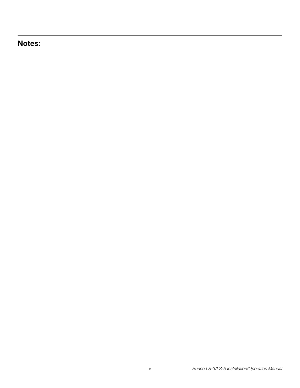 Pre l iminar y | Runco LIGHTSTYLE LS-3 User Manual | Page 10 / 105