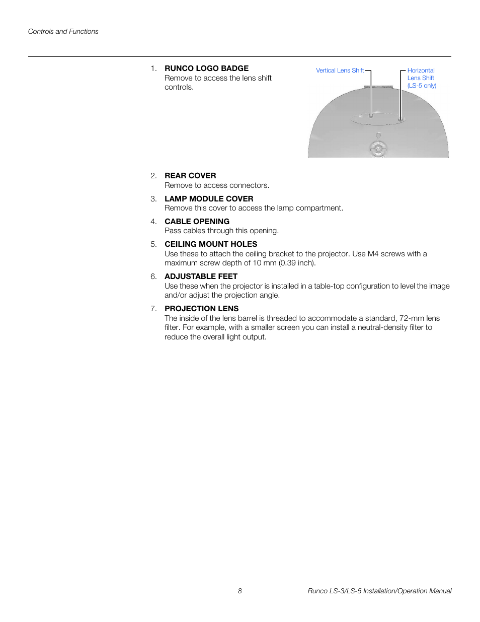 Pre l iminar y | Runco LIGHTSTYLE LS-3 User Manual | Page 24 / 105