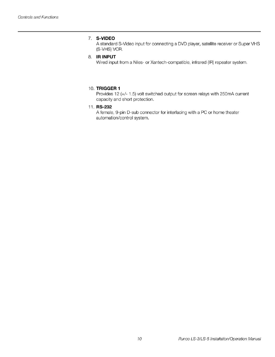 Runco LIGHTSTYLE LS-3 User Manual | Page 26 / 105