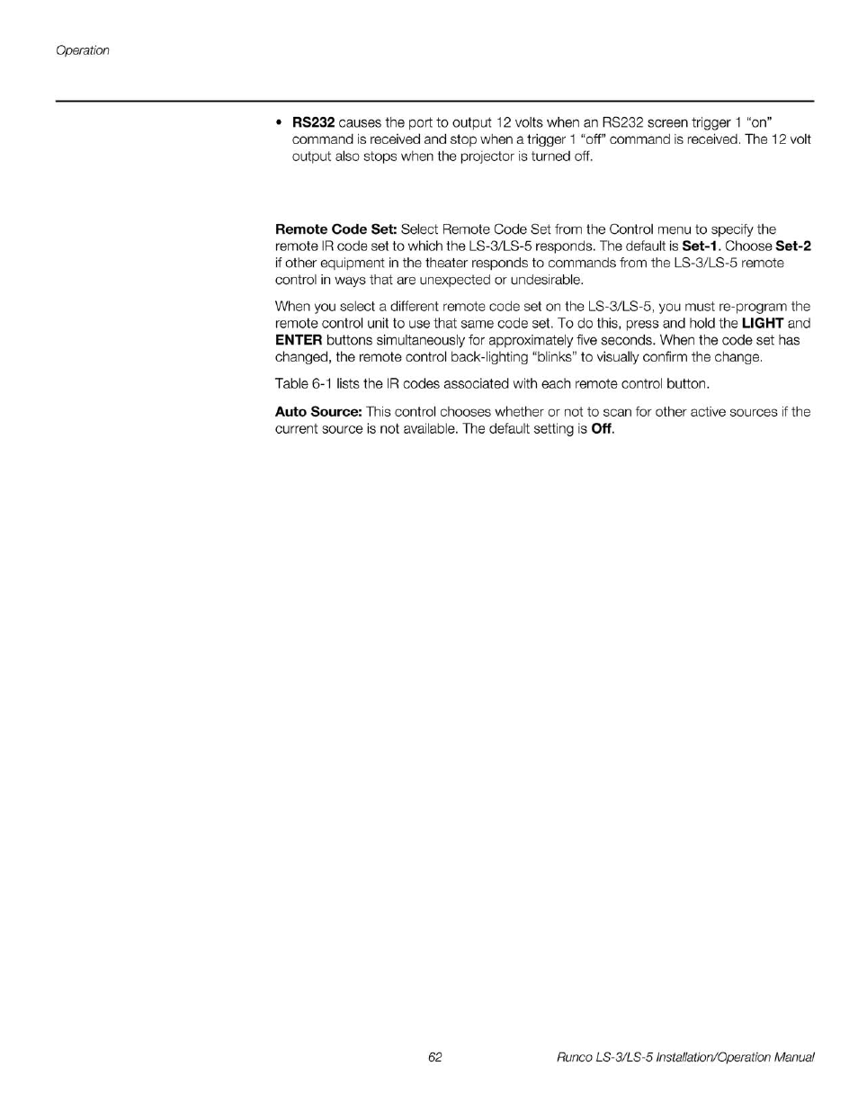 Runco LIGHTSTYLE LS-3 User Manual | Page 78 / 105