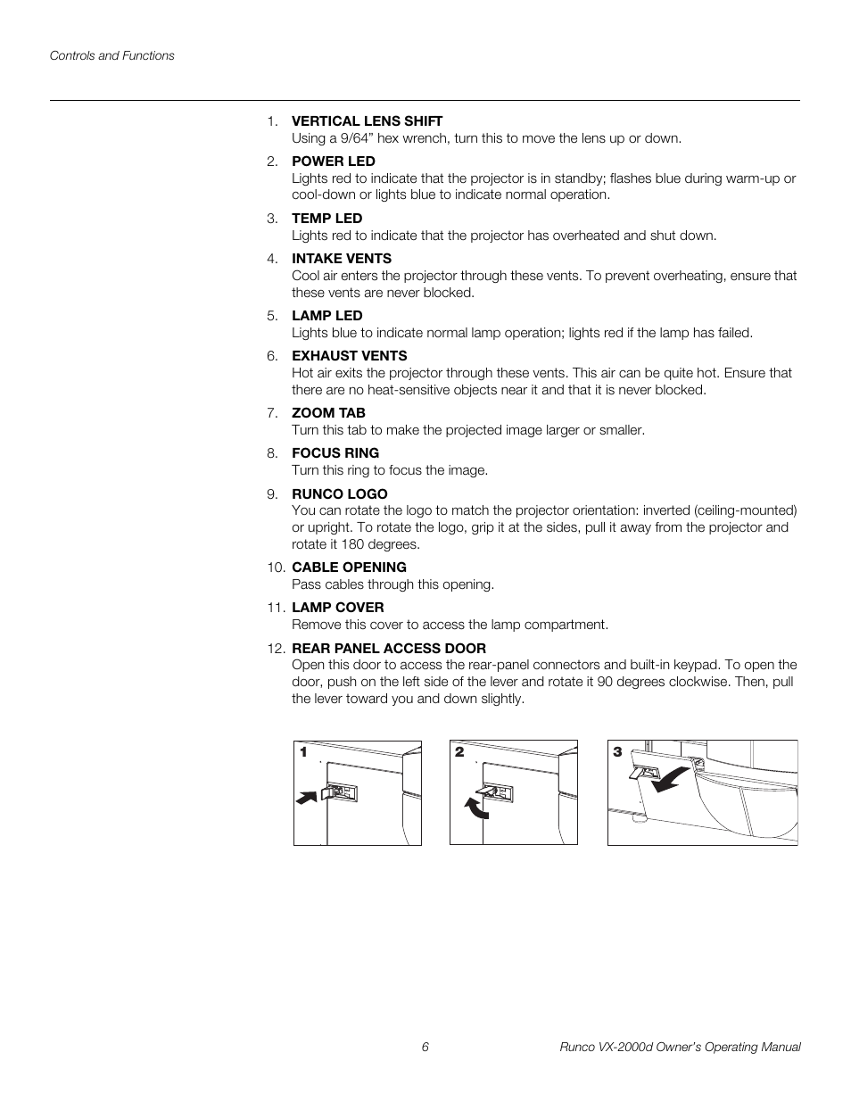 Pre l iminar y | Runco Video Xtreme VX-2000d User Manual | Page 18 / 90