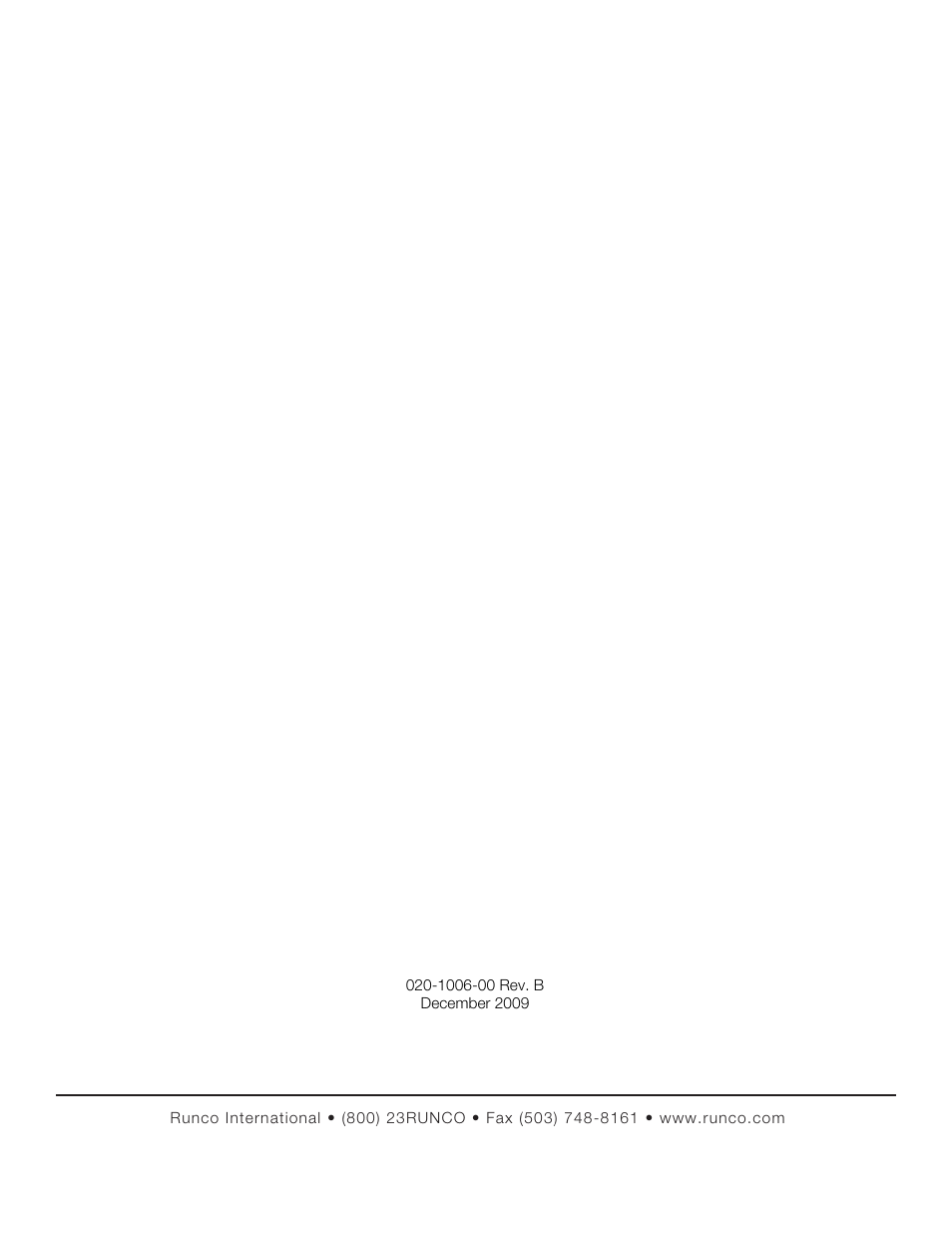 Runco CINEWIDETM VX-3000D User Manual | Page 124 / 124