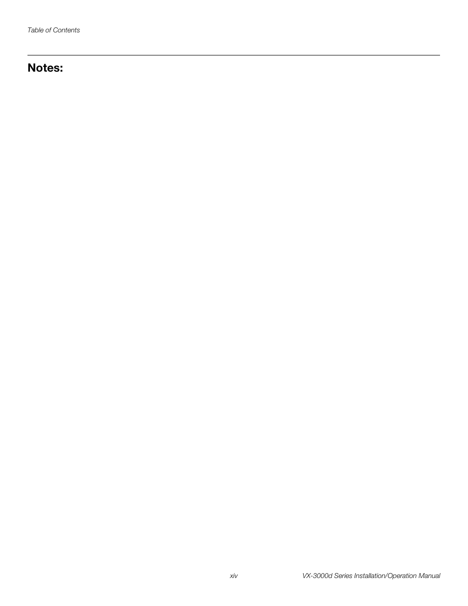 Pre l iminar y | Runco CINEWIDETM VX-3000D User Manual | Page 14 / 124