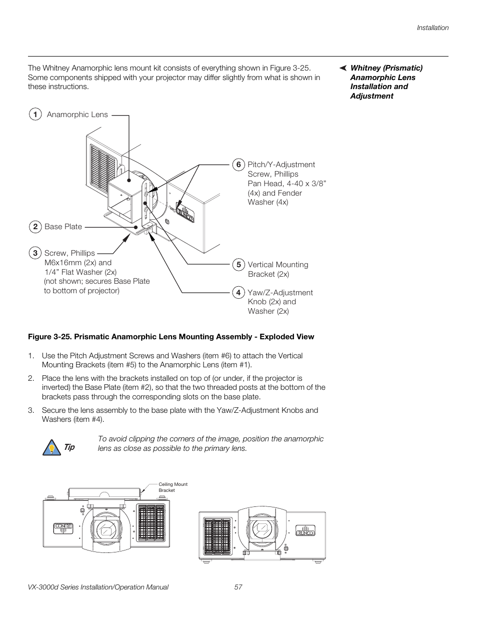 Pre l iminar y | Runco CINEWIDETM VX-3000D User Manual | Page 73 / 124