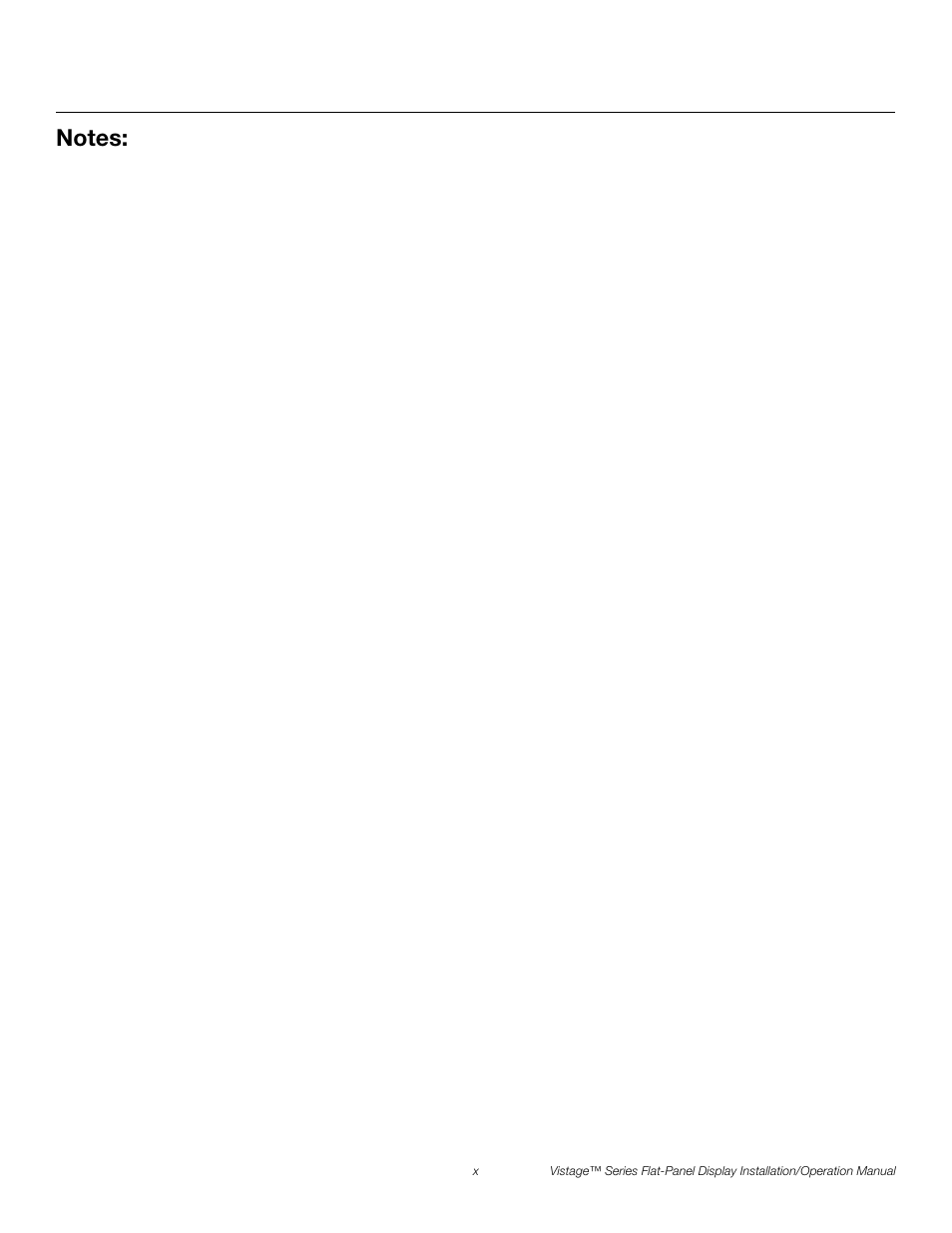 Pre l iminar y | Runco VISTAGE V-50HD User Manual | Page 10 / 94