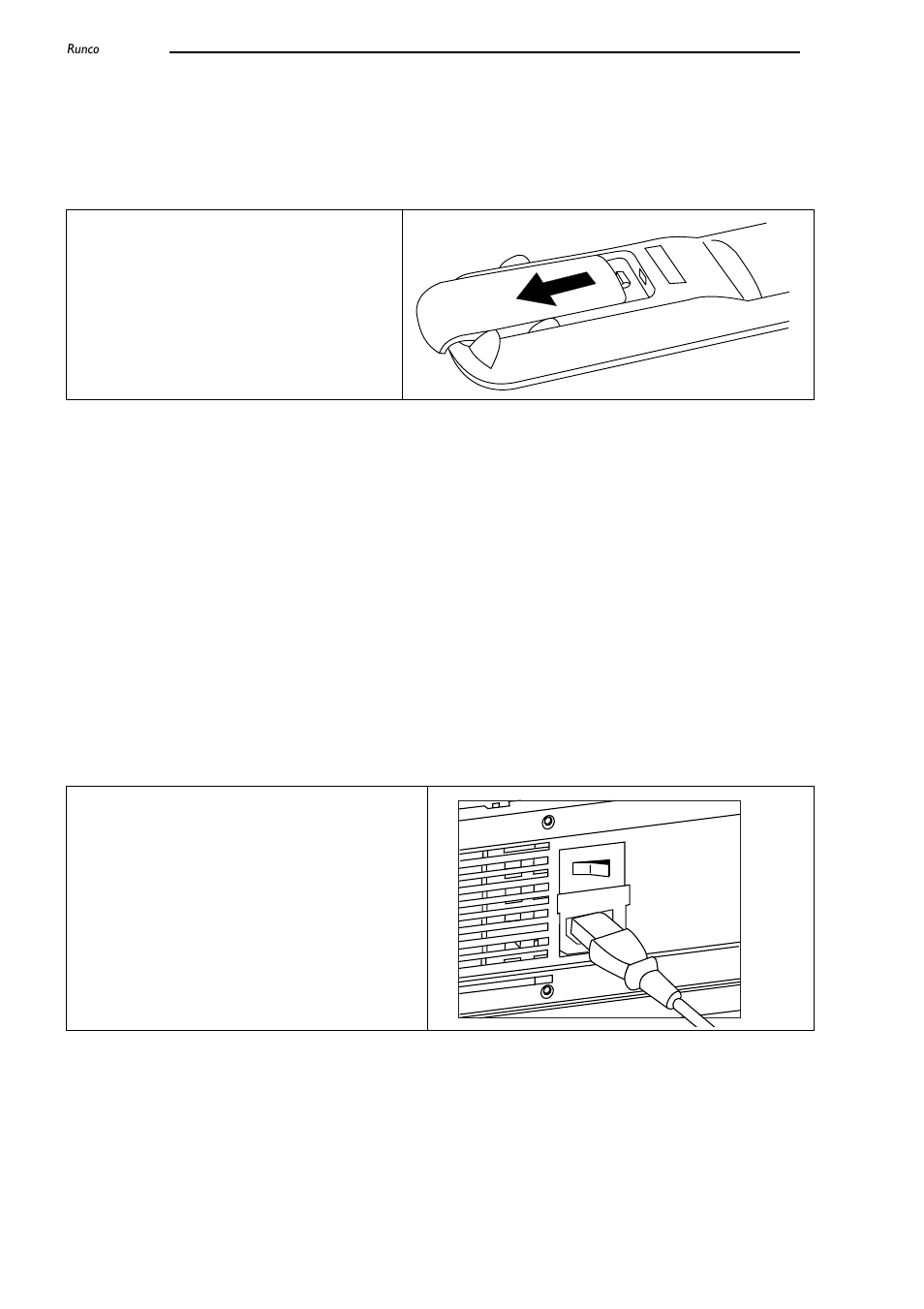 Installation, Remote control, Notes on batteries | Notes on remote control operation, Projector, Connect the power cord | Runco CL-500 User Manual | Page 12 / 32