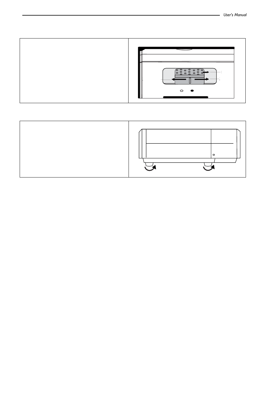 Adjust the lens zoom/focus ring, Focus, Adjust the height | Runco CL-500 User Manual | Page 13 / 32