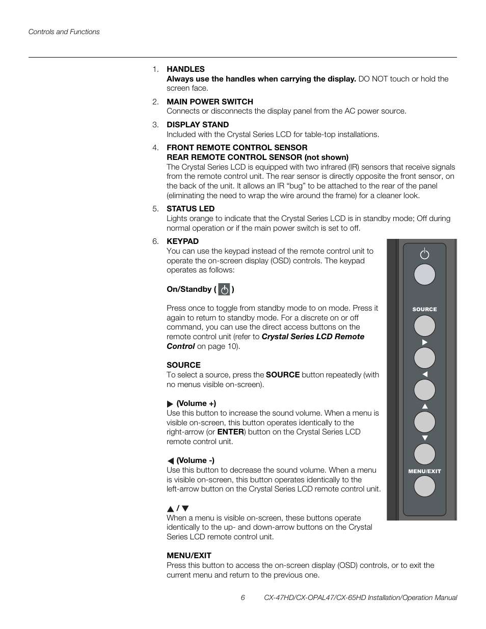 Pre l iminar y | Runco CRYSTAL CX-OPAL47 User Manual | Page 20 / 76