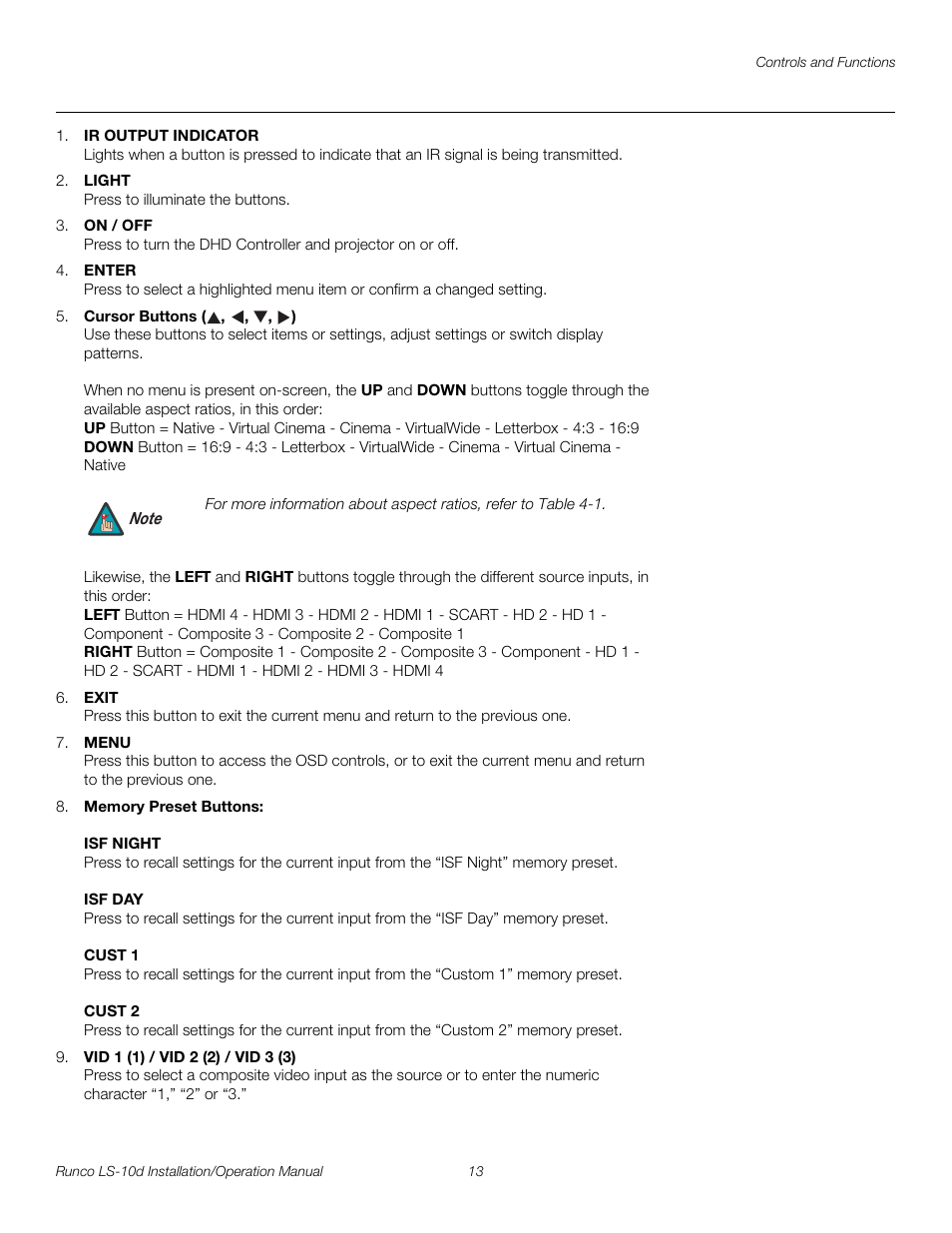 Pre l iminar y | Runco LIGHTSTYLE LS-10D User Manual | Page 29 / 112