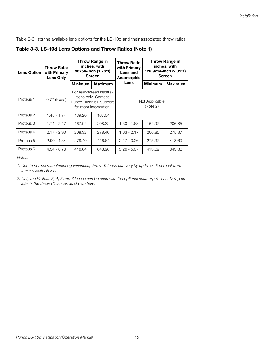 Pre l iminar y | Runco LIGHTSTYLE LS-10D User Manual | Page 35 / 112