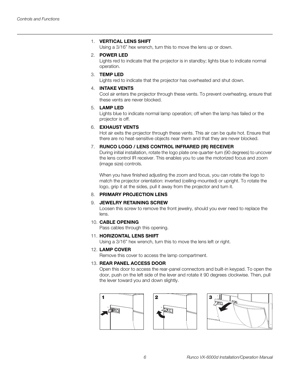 Pre l iminar y | Runco CINEWIDE VX-6000D User Manual | Page 22 / 112