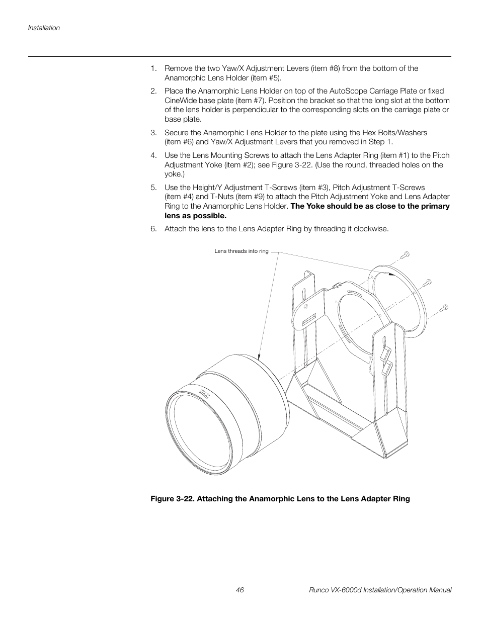 Pre l iminar y | Runco CINEWIDE VX-6000D User Manual | Page 62 / 112