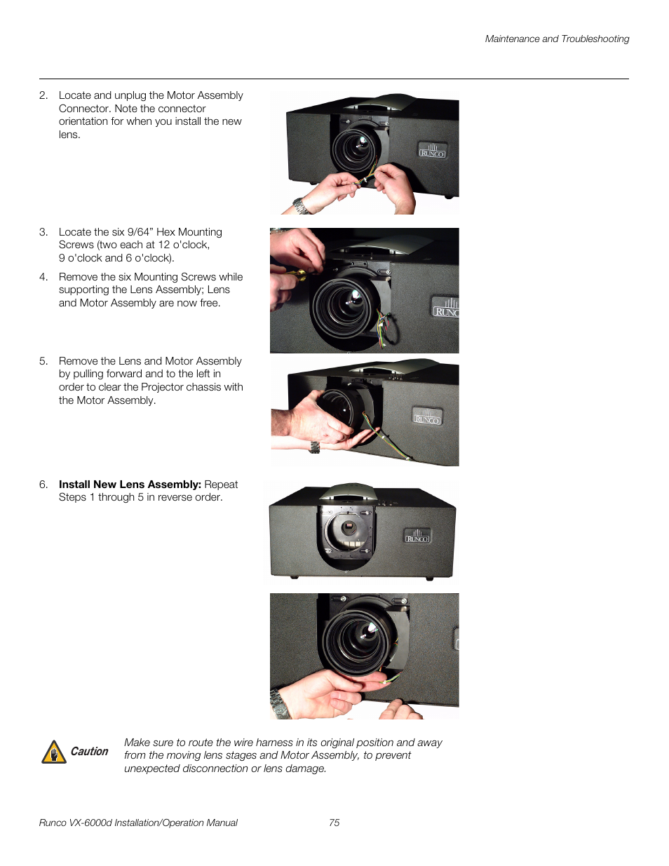 Pre l iminar y | Runco CINEWIDE VX-6000D User Manual | Page 91 / 112