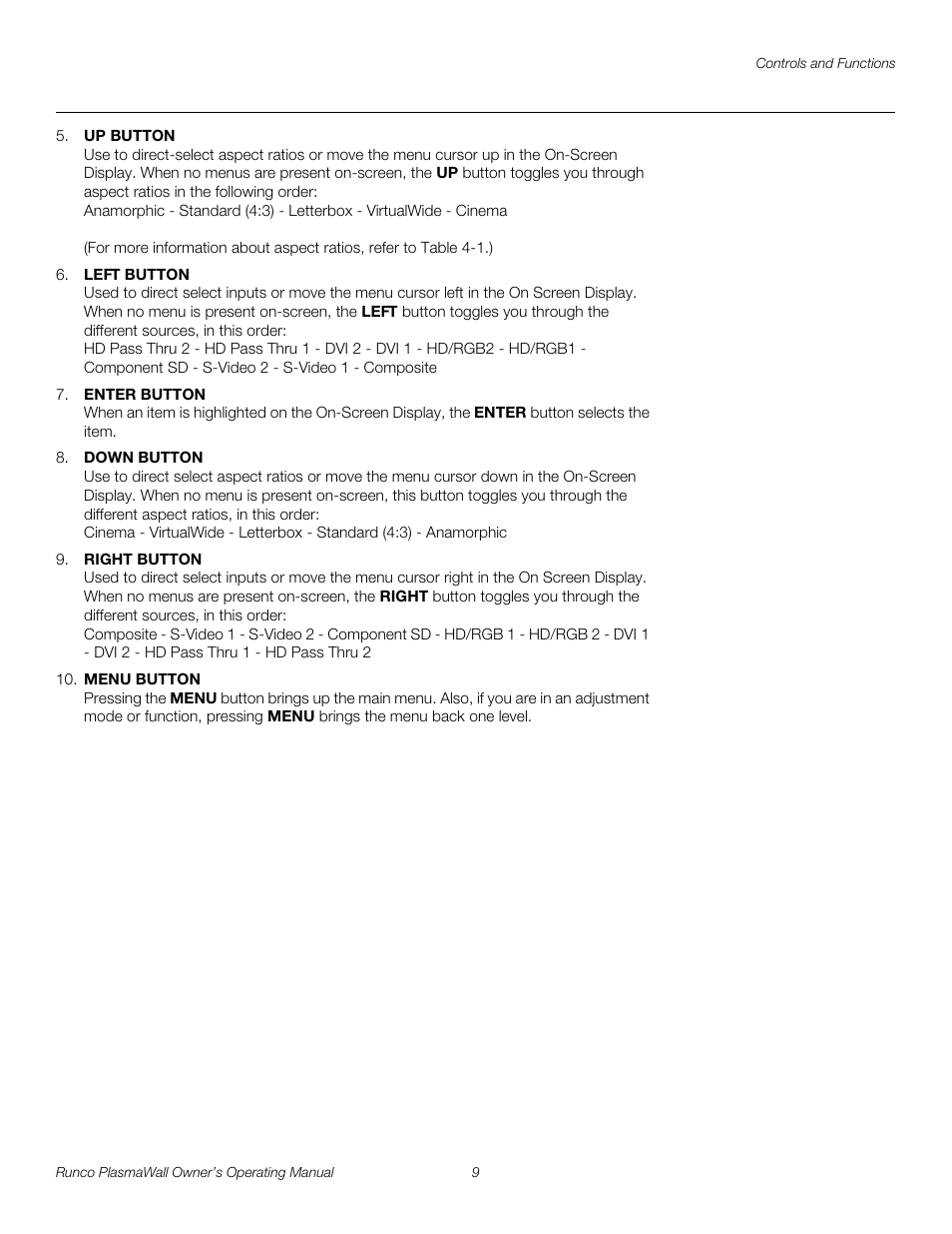 Pre l iminar y | Runco PL-61DHD User Manual | Page 19 / 68