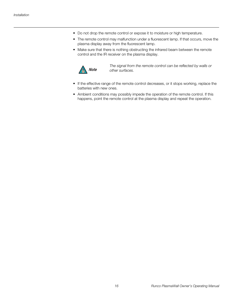 Pre l iminar y | Runco PL-61DHD User Manual | Page 26 / 68
