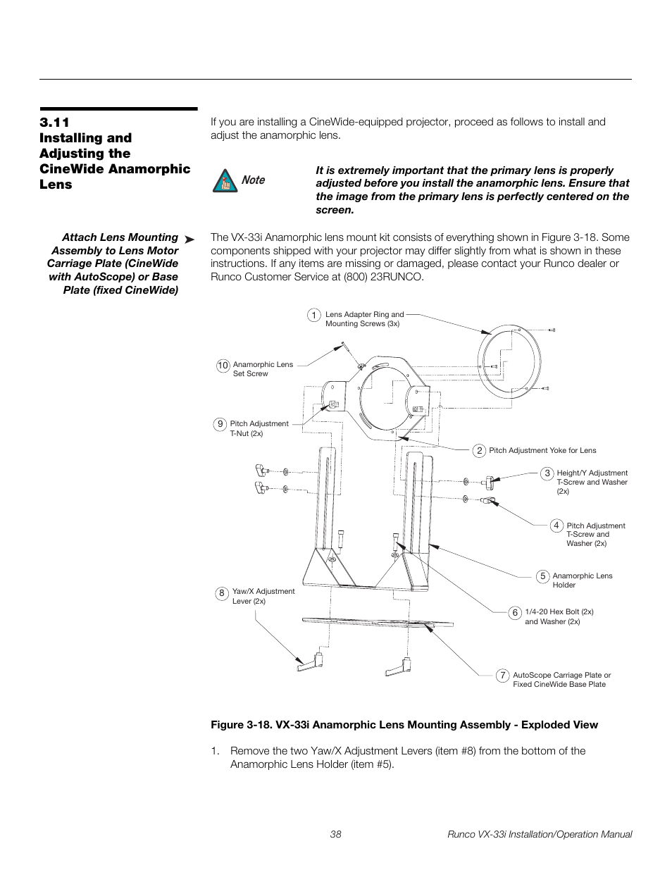 Pre l iminar y | Runco VIDEO XTREME VX-33I User Manual | Page 54 / 92