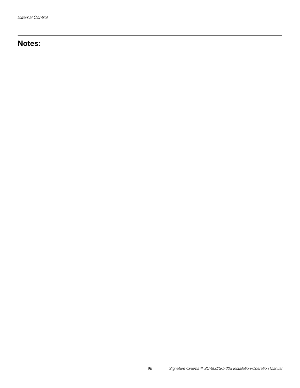 Pre l iminar y | Runco SIGNATURE CINEMA SC-50D User Manual | Page 112 / 124