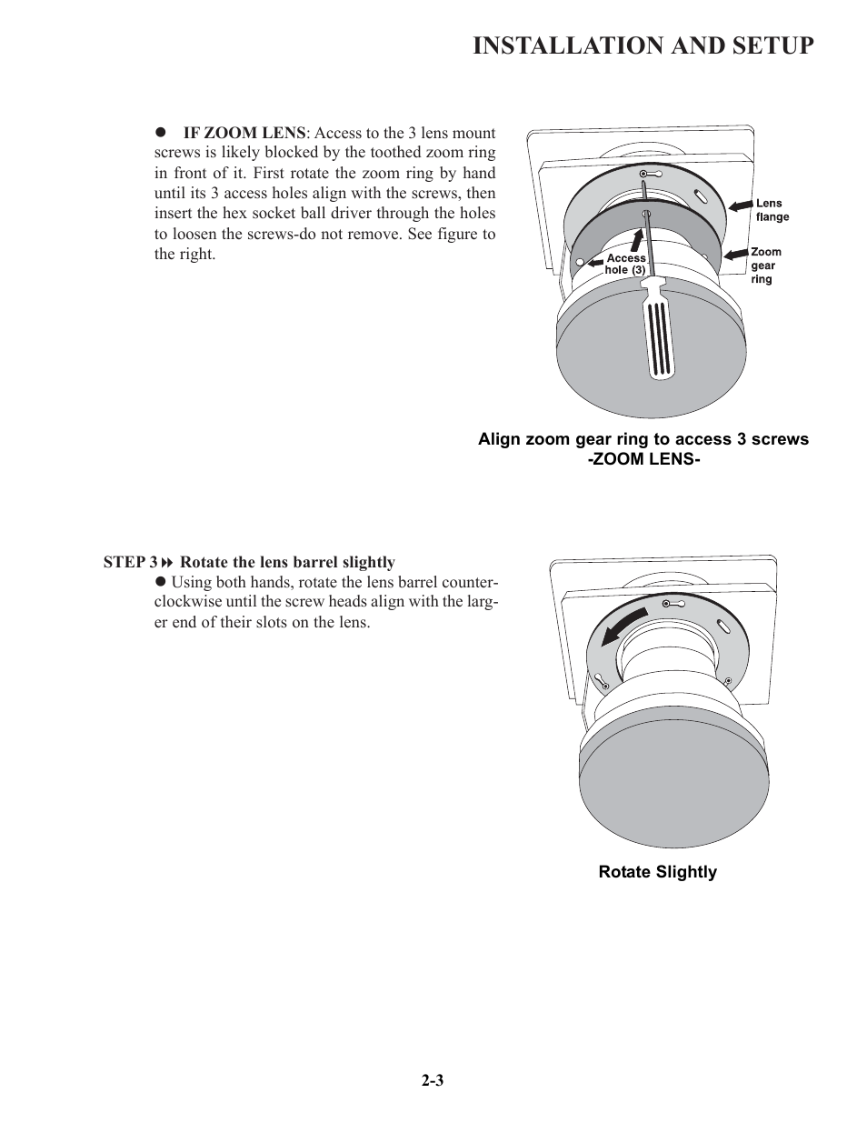 Installation and setup | Runco VX-4c User Manual | Page 10 / 110