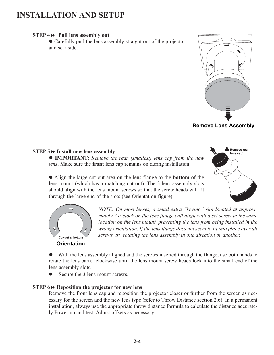 Installation and setup | Runco VX-4c User Manual | Page 11 / 110
