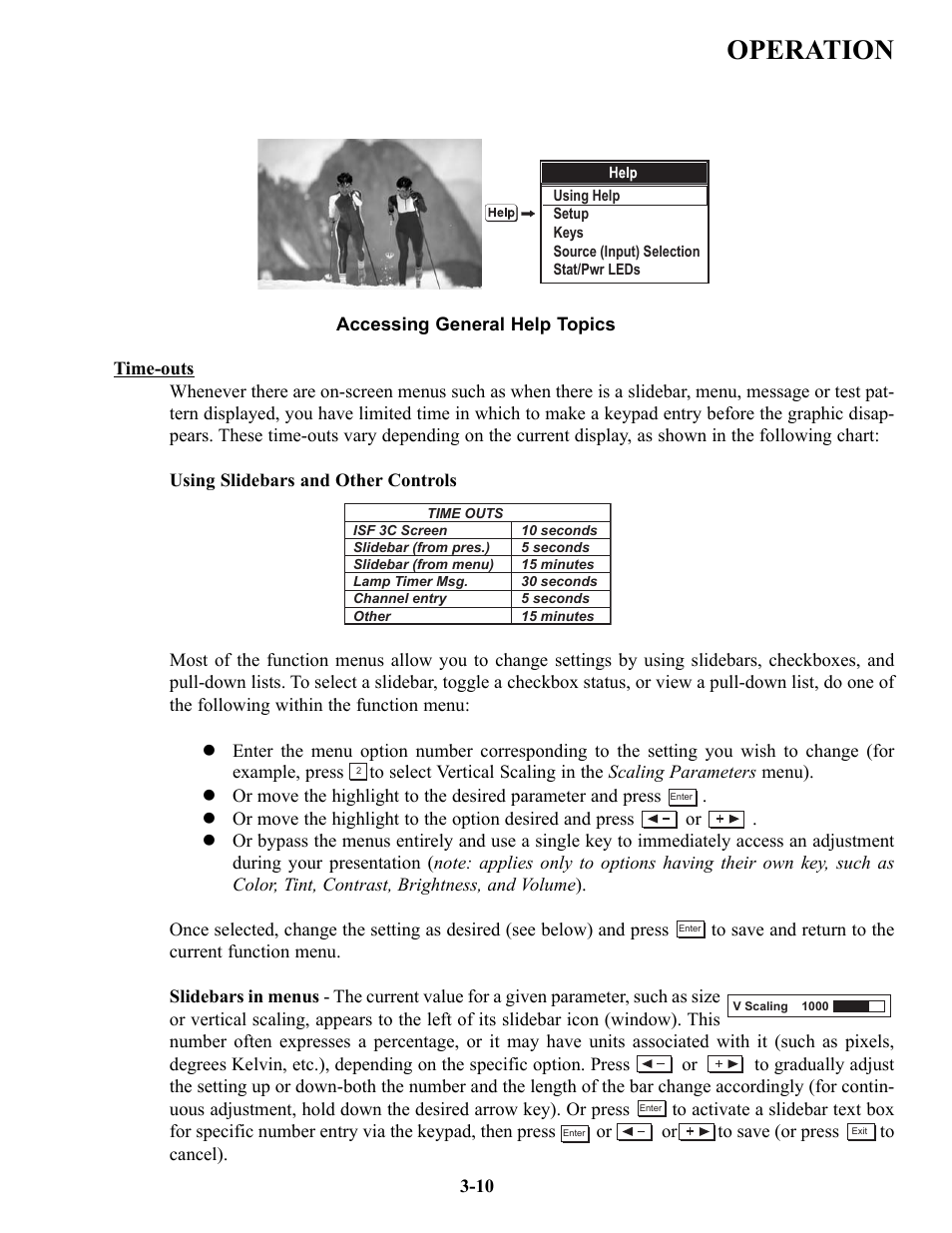 Operation | Runco VX-4c User Manual | Page 36 / 110