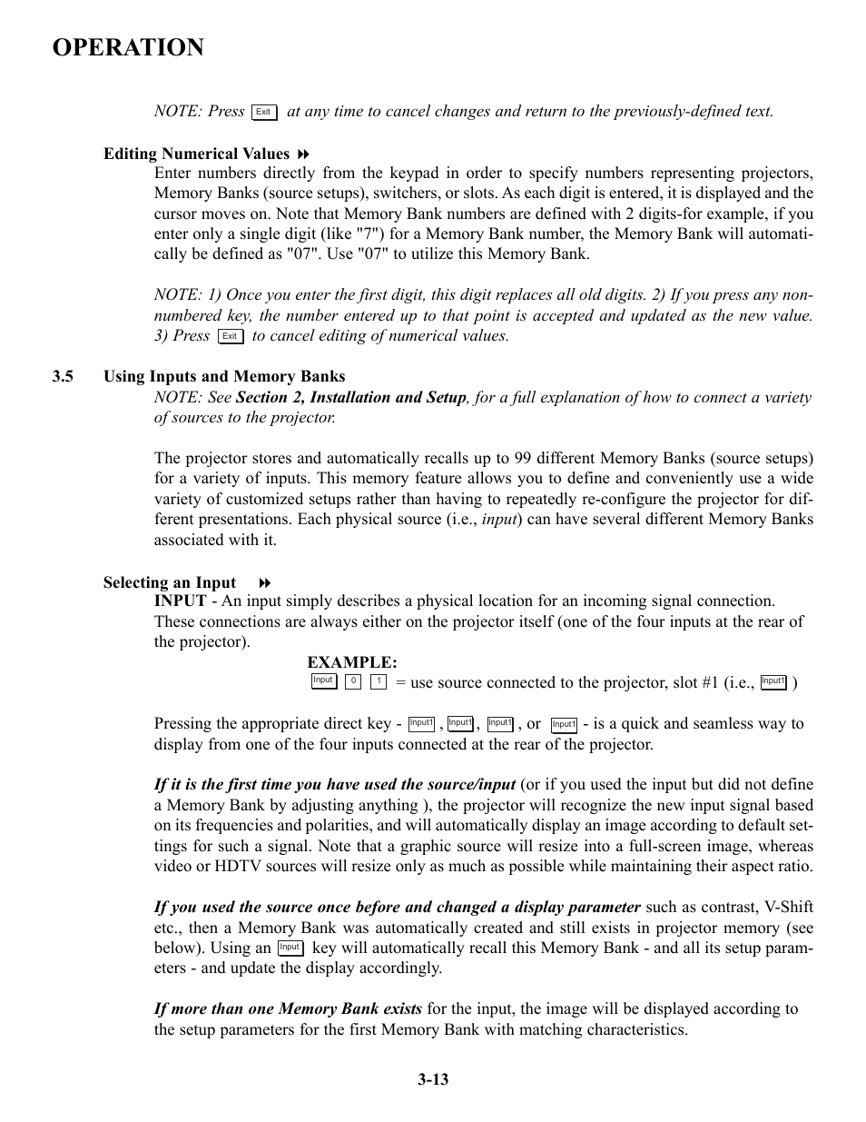 Operation | Runco VX-4c User Manual | Page 39 / 110