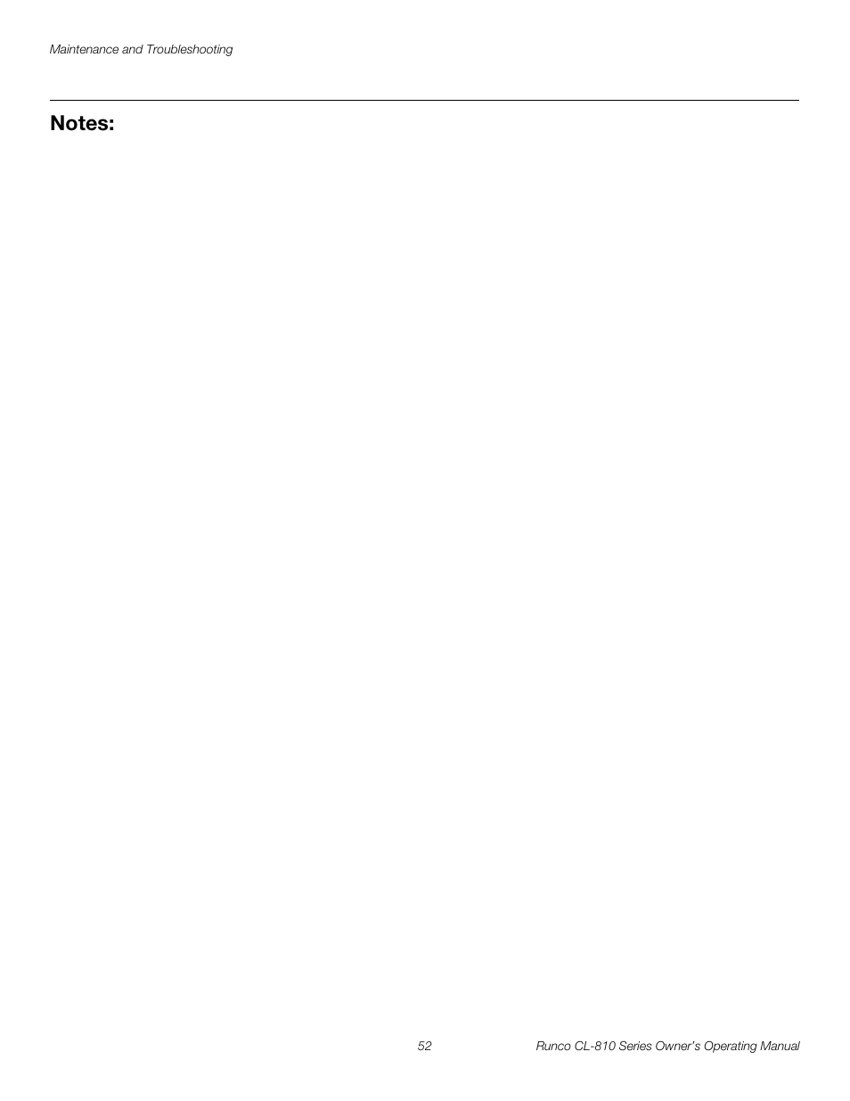 Pre l iminar y | Runco CL-810 CL-810 Ultra Cl-810 CineWide CL-810 / SDC-1 User Manual | Page 64 / 76