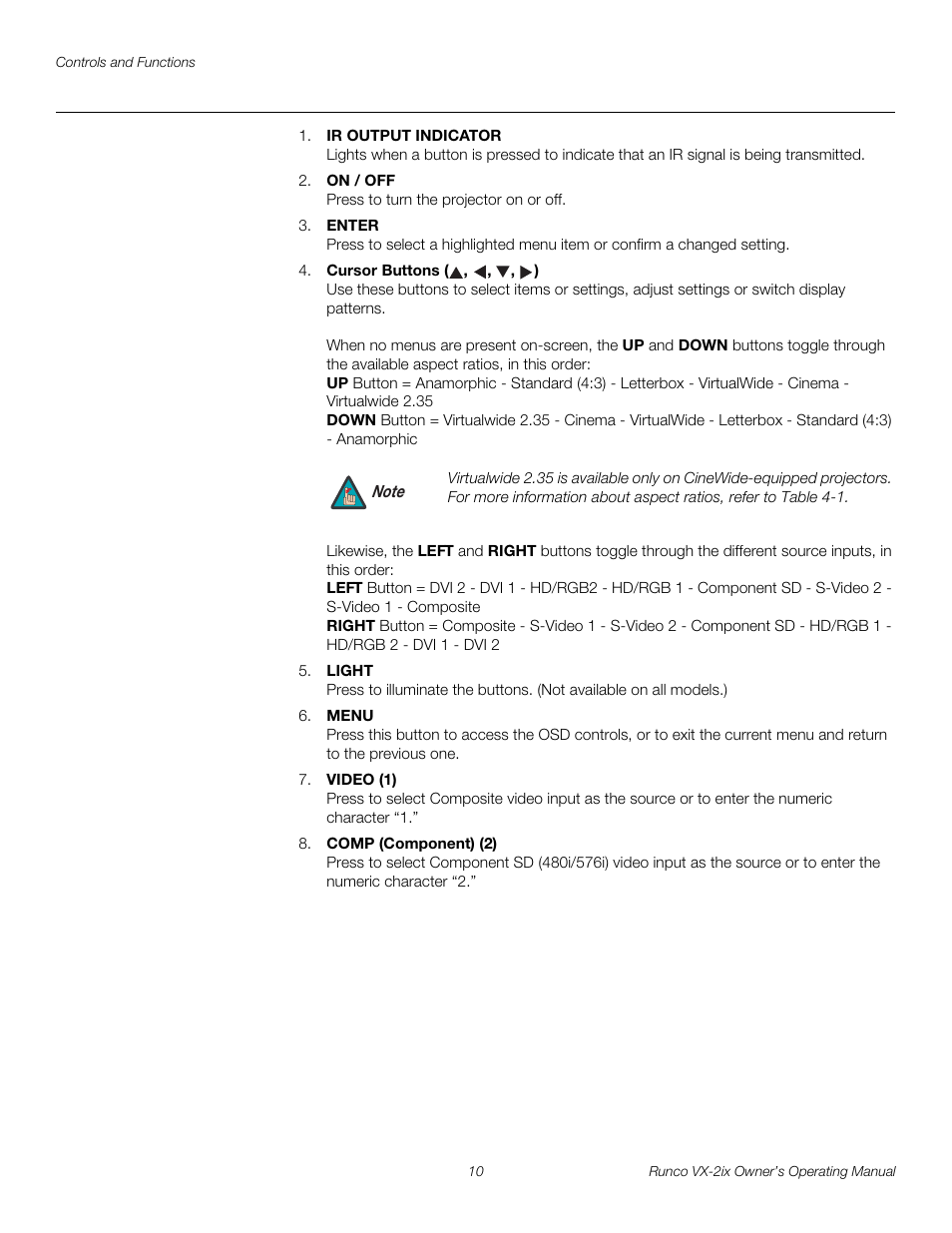 Runco Video Xtreme VX-2ix User Manual | Page 22 / 80