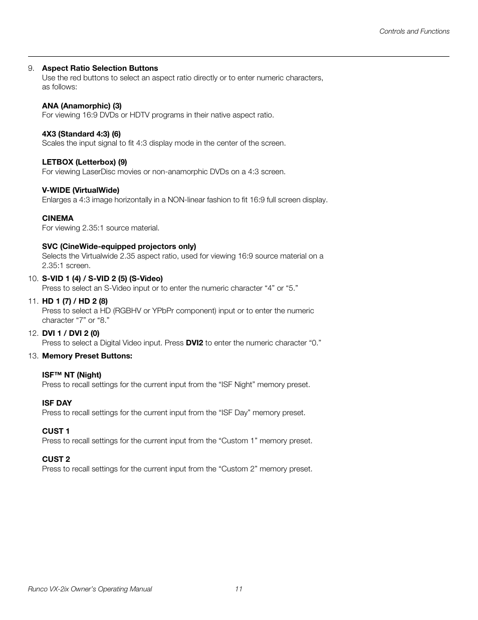 Runco Video Xtreme VX-2ix User Manual | Page 23 / 80