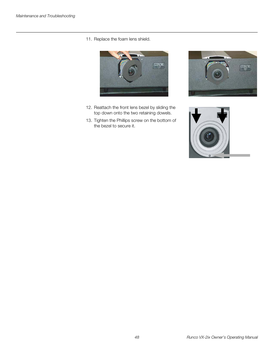 Runco Video Xtreme VX-2ix User Manual | Page 60 / 80