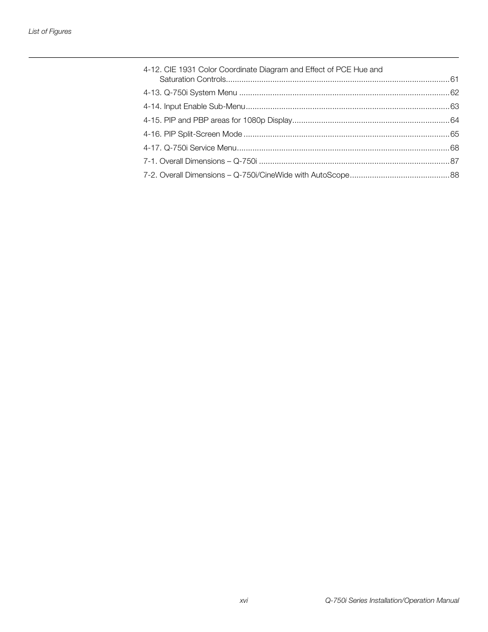 Pre l iminar y | Runco QUANTUM COLOR Q-750I User Manual | Page 16 / 108